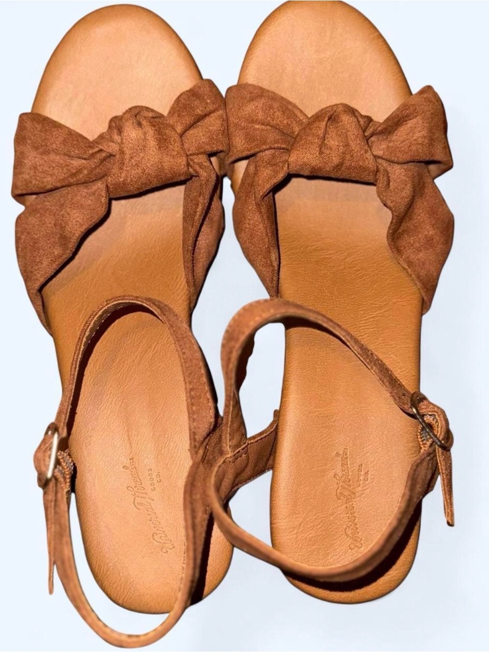 Universal Thread Brown Bow Slingback Sandals